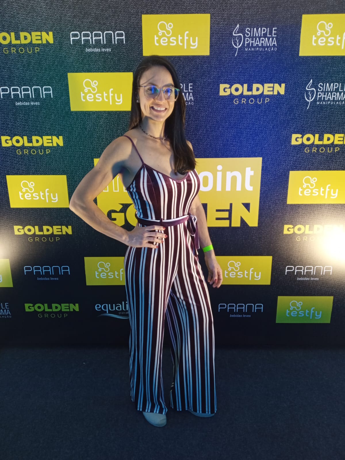 Marcela em congresso de nutrição