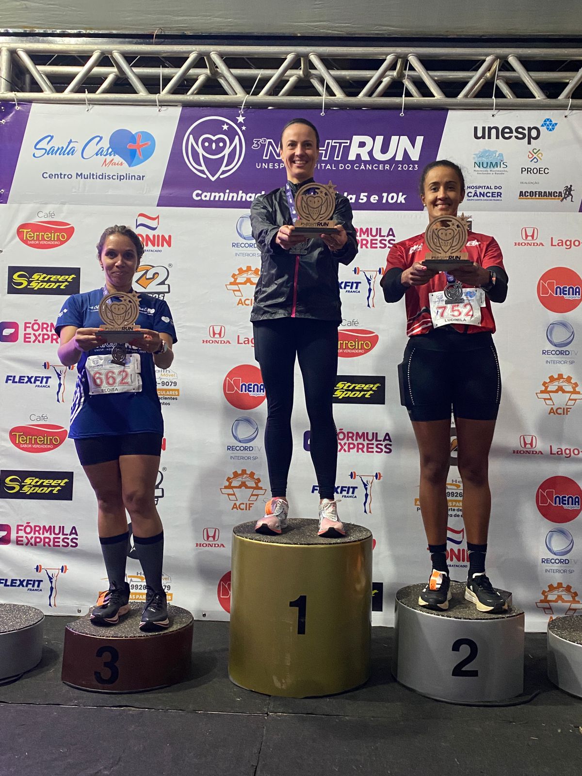 Marcela Andrade — 1º lugar 3ª Night Run